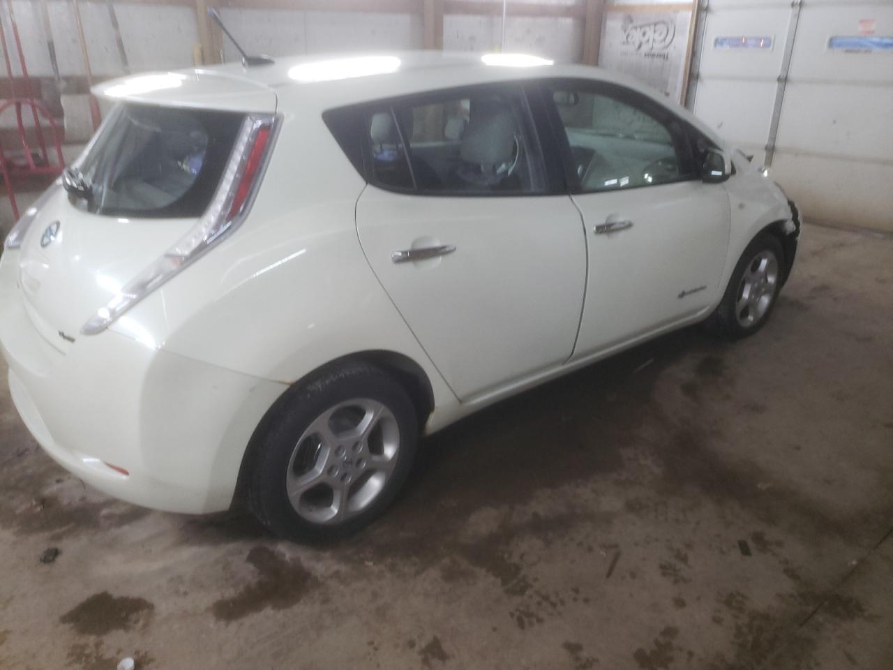 2012 Nissan Leaf VIN JN1AZ0CP9CT018814 Copart auction photo, front end damage thumbnail 3