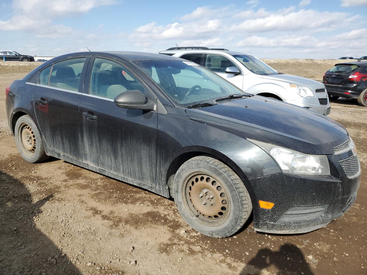 2011 Chevrolet Cruze VIN 1G1PD5SH2B7208452 Copart auction photo, side / front end damage thumbnail 4