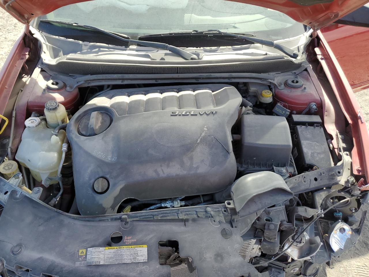 2012 Dodge Avenger VIN 1C3CDZAG0CN327964 Copart auction photo, front end damage thumbnail 12
