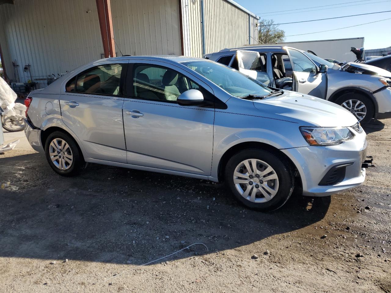 2017 Chevrolet Sonic VIN 1G1JB5SH6H4178166 Copart auction photo, rear end damage thumbnail 4