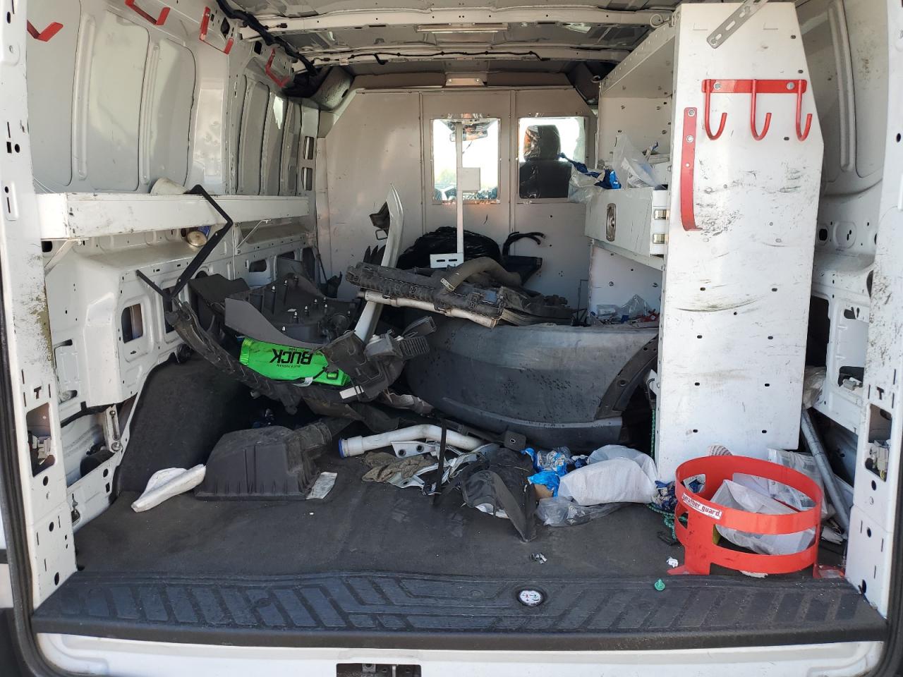 2017 Ford Transit VIN 1FTYE1ZMXHKA77510 Copart auction photo, front end / rear end damage thumbnail 10
