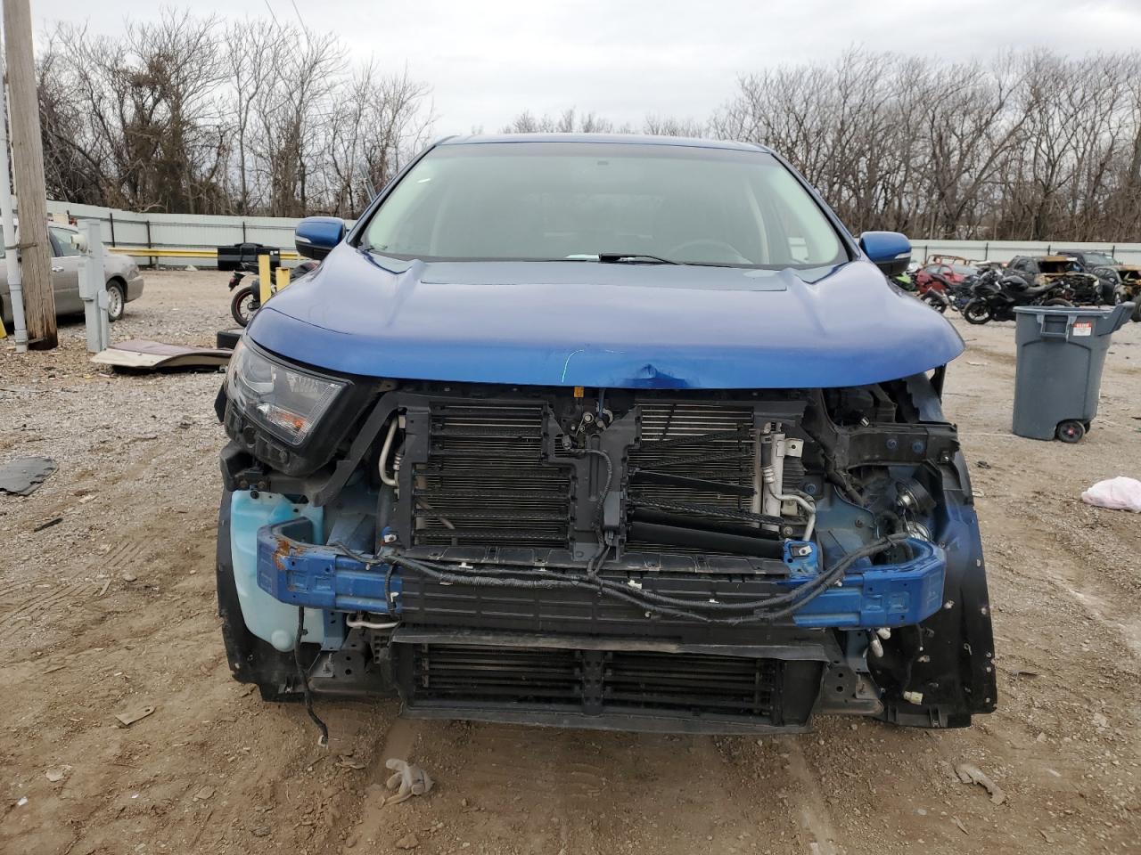 2018 Ford Edge VIN 2FMPK4AP5JBC00301 Copart auction photo, front end / minor dent/scratches damage thumbnail 5