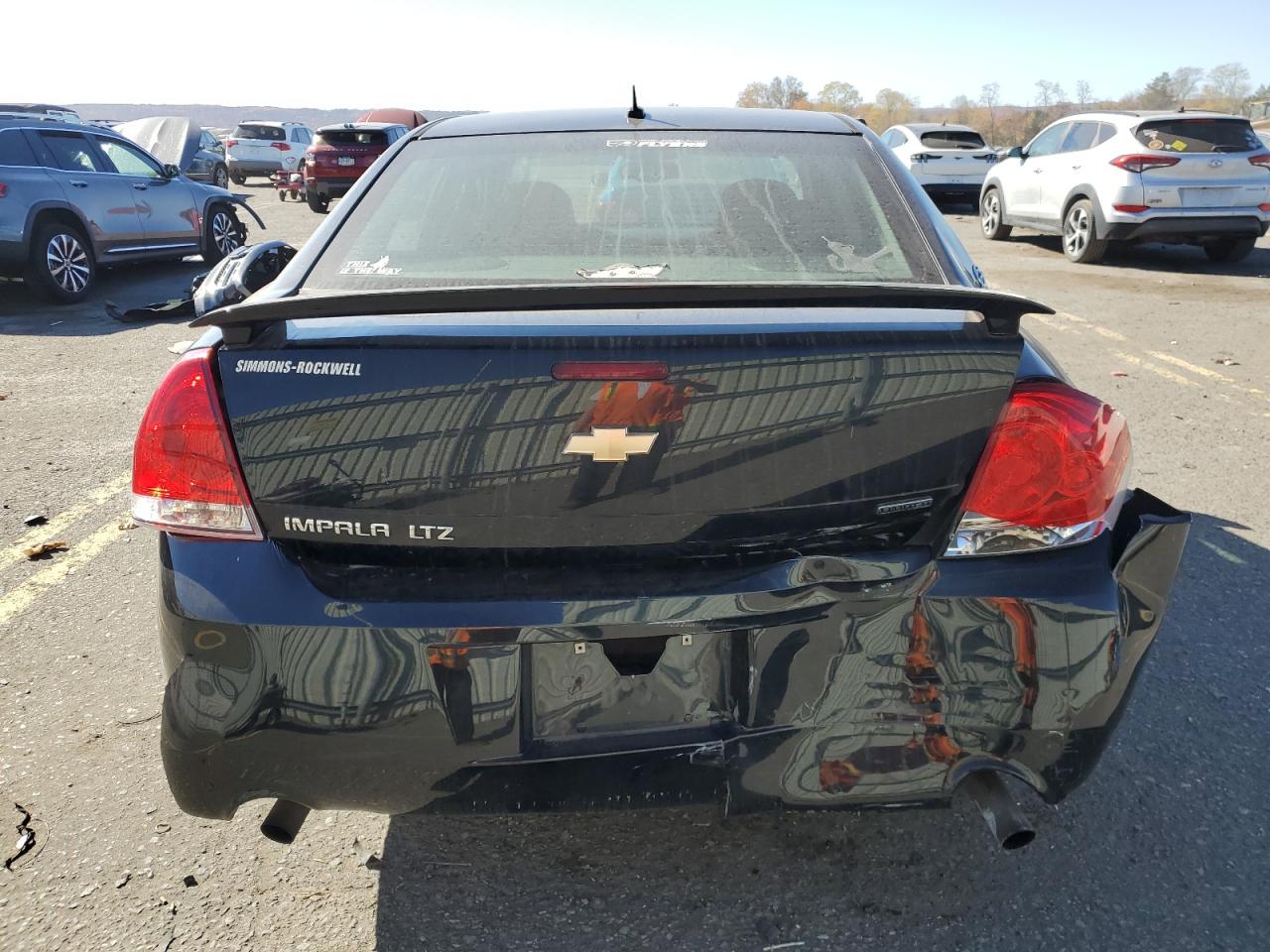 2014 Chevrolet Impala VIN 2G1WC5E32E1172407 Copart auction photo, rear end / side damage thumbnail 6