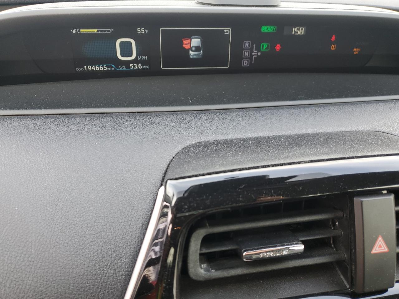 2016 Toyota Prius VIN JTDKARFU3G3521193 Copart auction photo, side / front end damage thumbnail 9