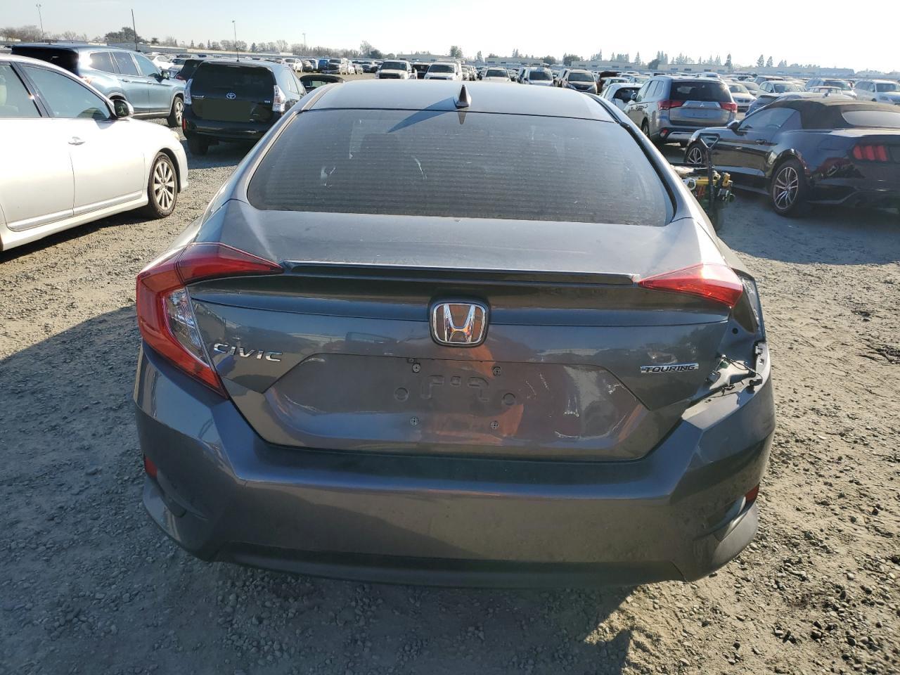 2016 Honda Civic VIN 19XFC1F90GE021557 Copart auction photo, front end damage thumbnail 6