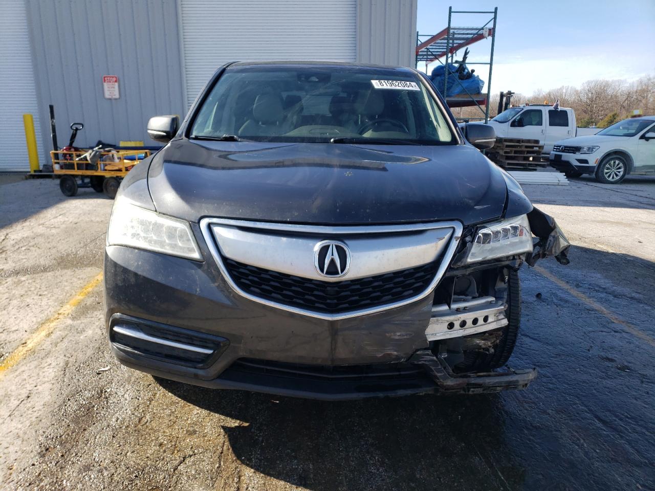 2016 Acura MDX VIN 5FRYD4H45GB001533 Copart auction photo, front end / hail damage thumbnail 5