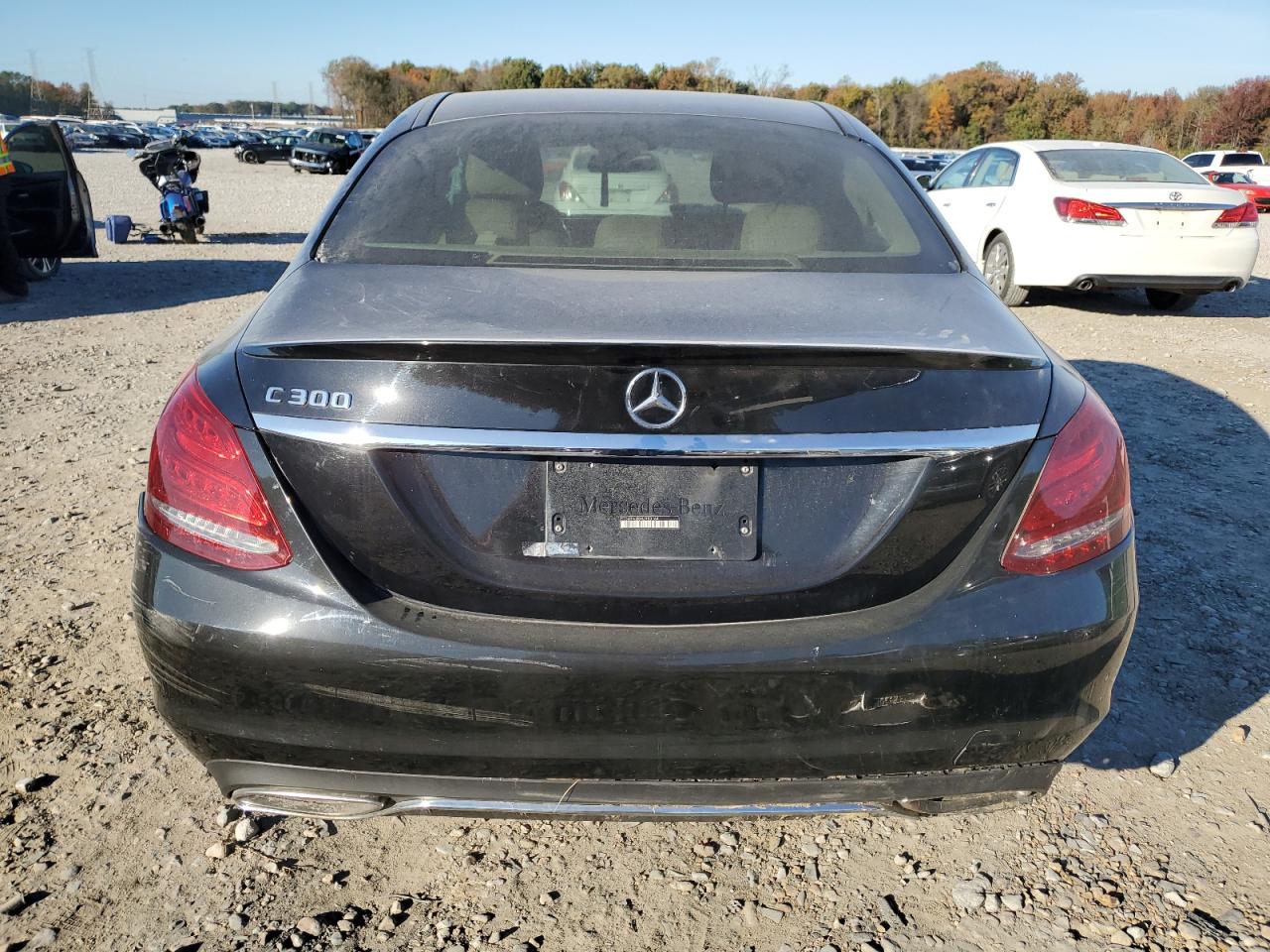 2017 Mercedes-Benz C-klasse VIN 55SWF4JB5HU183164 Copart auction photo, front end / rear end damage thumbnail 6
