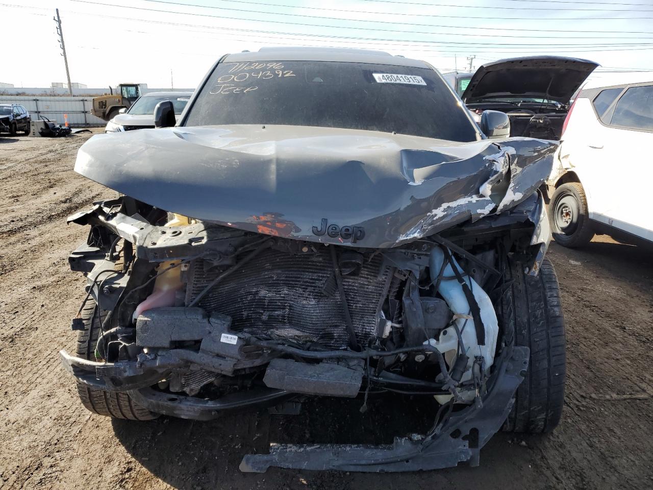 2019 Jeep Grand Cherokee VIN 1C4RJFDJ9KC694246 Copart auction photo, front end damage thumbnail 5