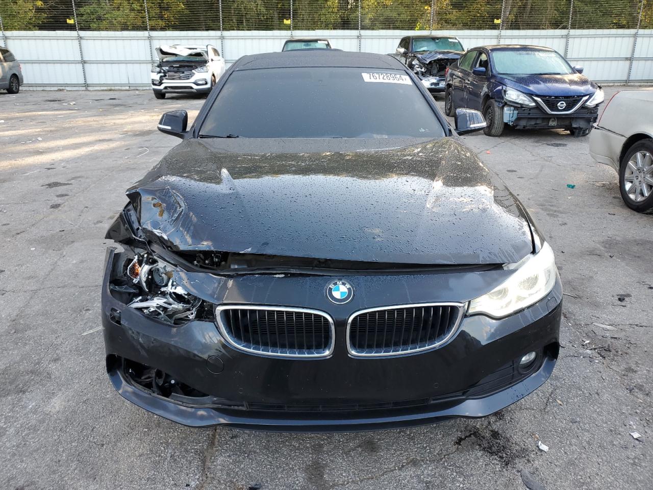 2015 BMW 4er VIN WBA4A7C5XFD414903 Copart auction photo, front end damage thumbnail 5