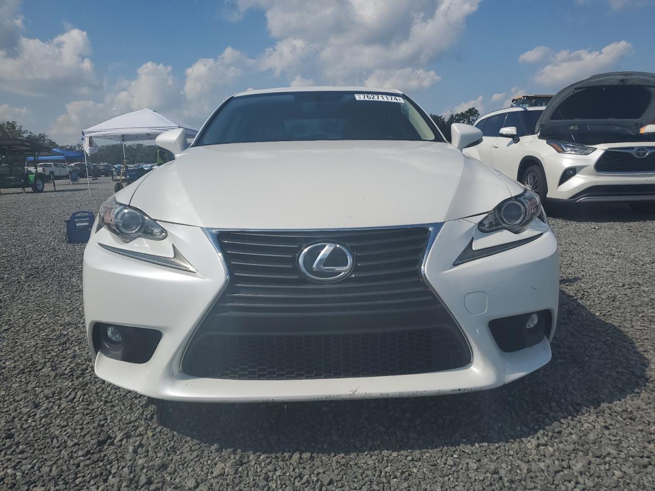 2015 Lexus IS VIN JTHBF1D25F5066143 Copart auction photo, water/flood / minor dent/scratches damage thumbnail 5