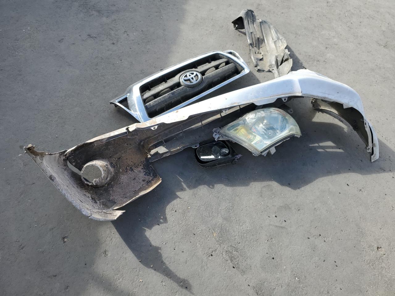 2007 Toyota Tacoma VIN 5TETU62N57Z411966 Copart auction photo, front end damage thumbnail 14