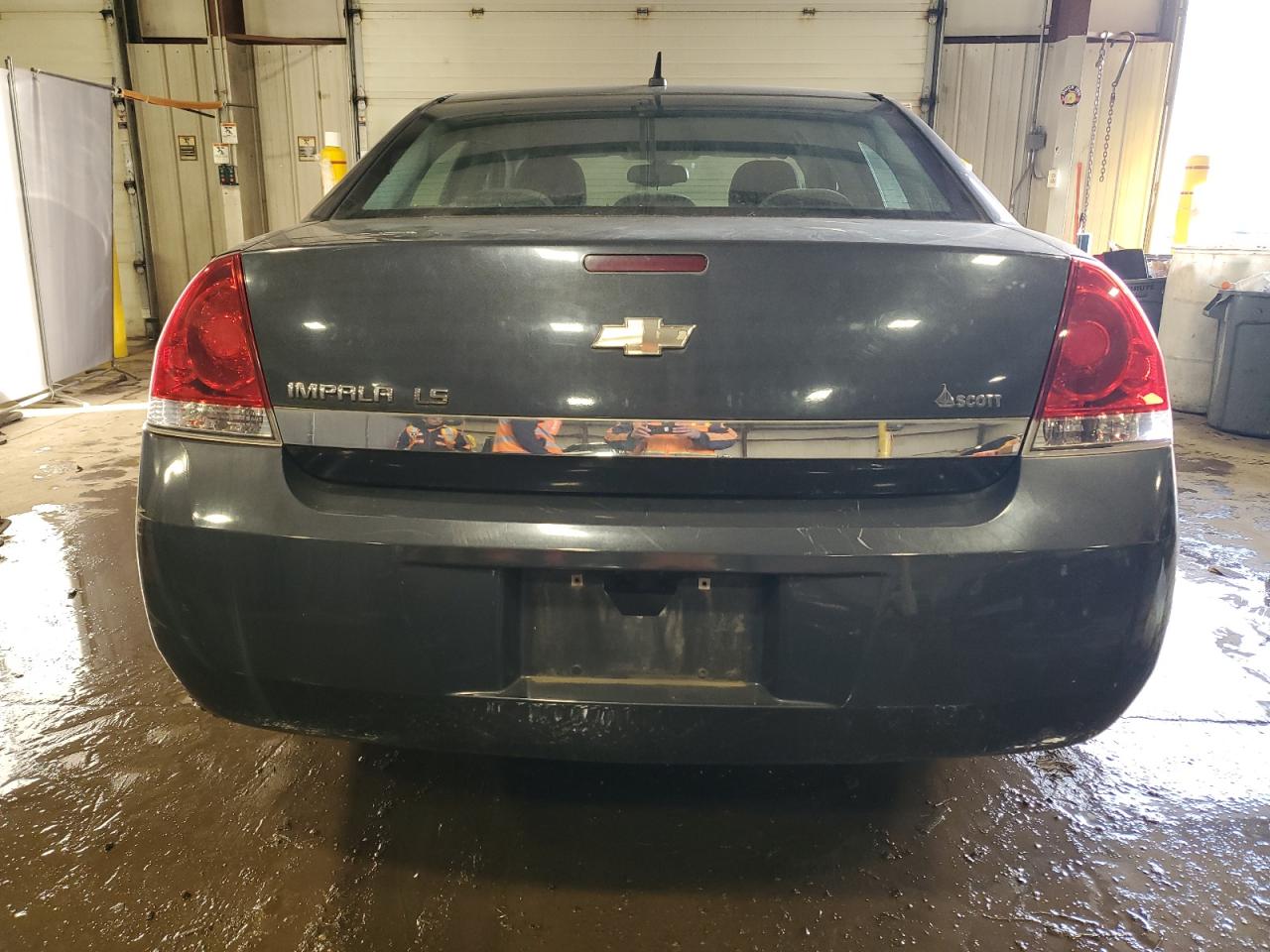 2008 Chevrolet Impala VIN 2G1WB58N981360491 Copart auction photo, side / front end damage thumbnail 6