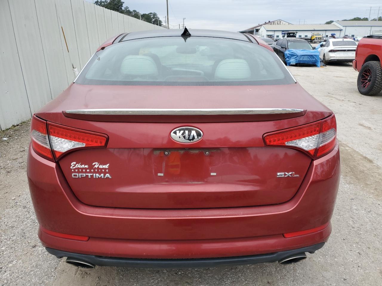 2013 KIA Optima VIN 5XXGR4A67DG123278 Copart auction photo, front end damage thumbnail 6