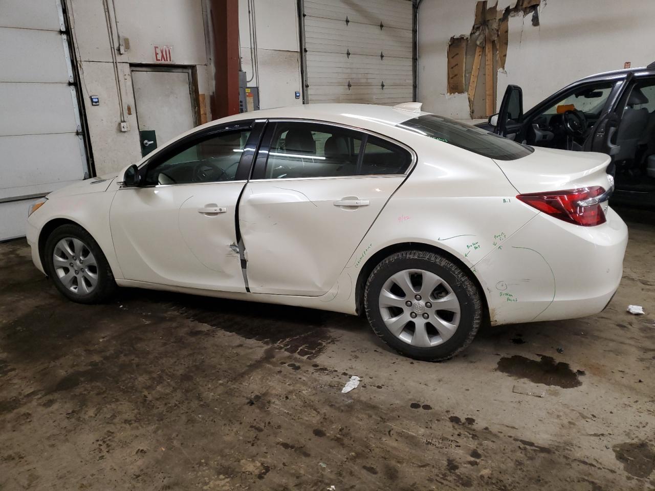 2015 Buick Regal VIN 2G4GM5ER9F9249320 Copart auction photo, side / hail damage thumbnail 2