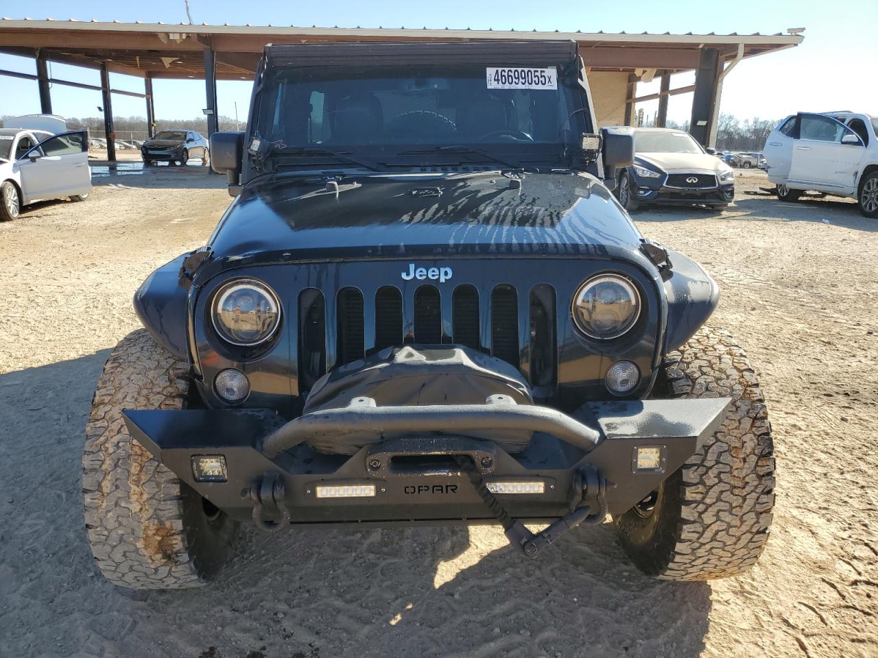 2014 Jeep Wrangler VIN 1C4HJWFG8EL119654 Copart auction photo, all over damage thumbnail 5