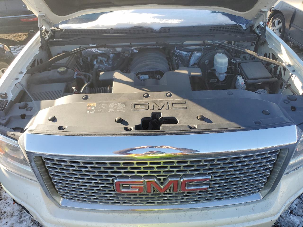 2015 GMC Sierra VIN 3GTU2NEC9GG336229 Copart auction photo, vandalism / missing/altered vin damage thumbnail 11