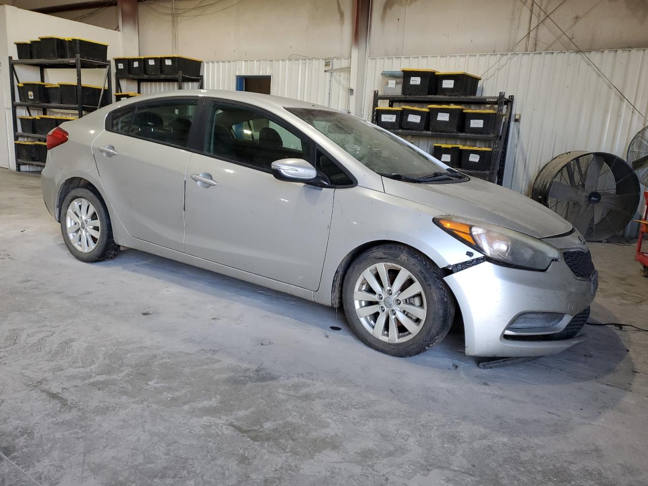 2015 KIA Forte VIN KNAFX4A60F5256129 Copart auction photo, front end / mechanical damage thumbnail 4