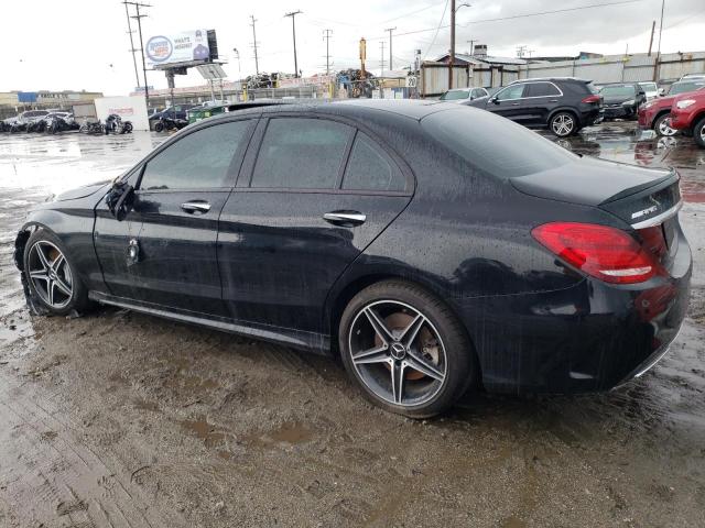 2018 Mercedes-Benz C-klasse VIN 55SWF6EB7JU255980 Copart auction photo, front end / side damage thumbnail 2
