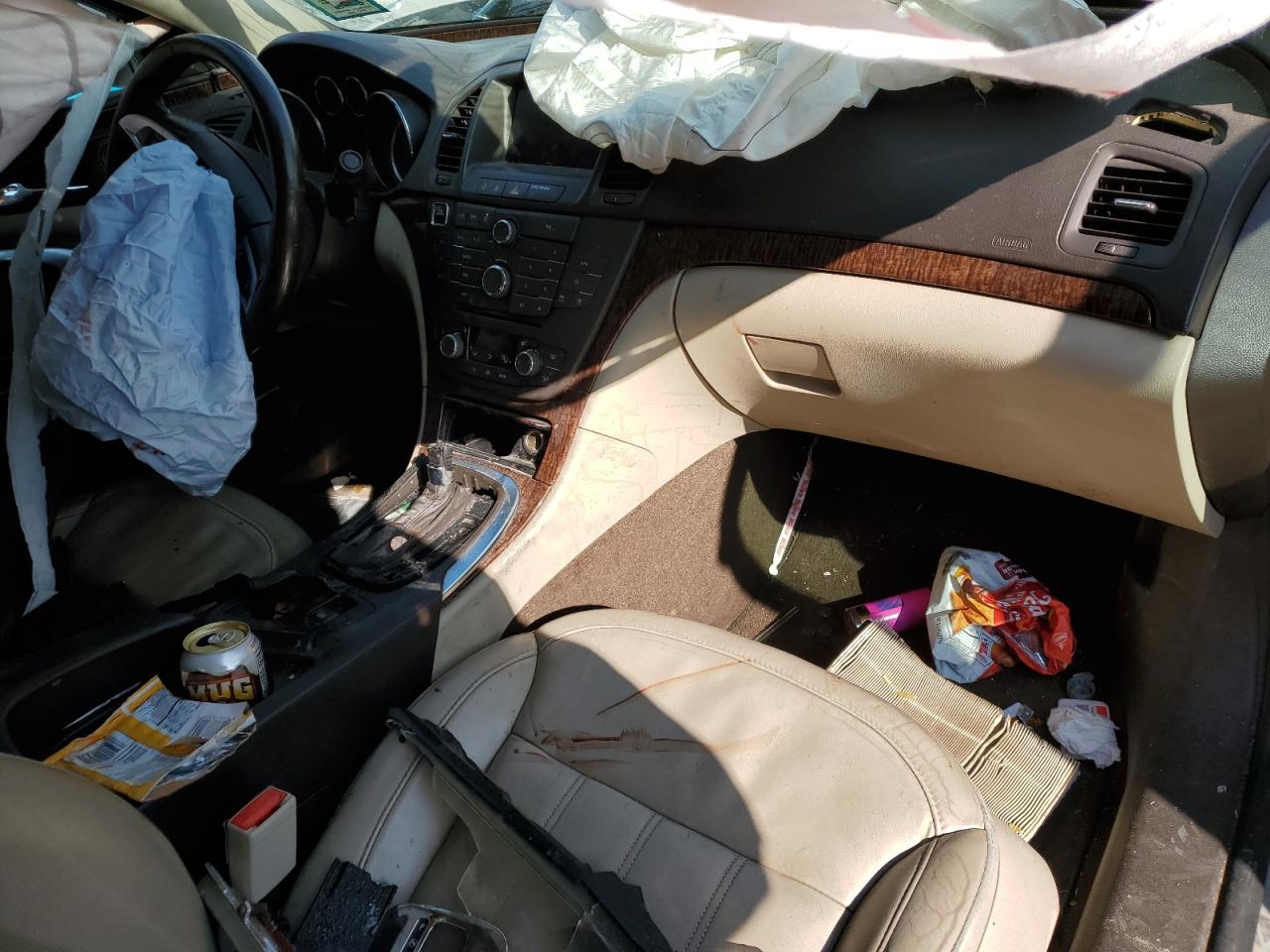 2013 Buick Regal VIN 2G4GU5GVXD9211263 Copart auction photo, front end damage thumbnail 8