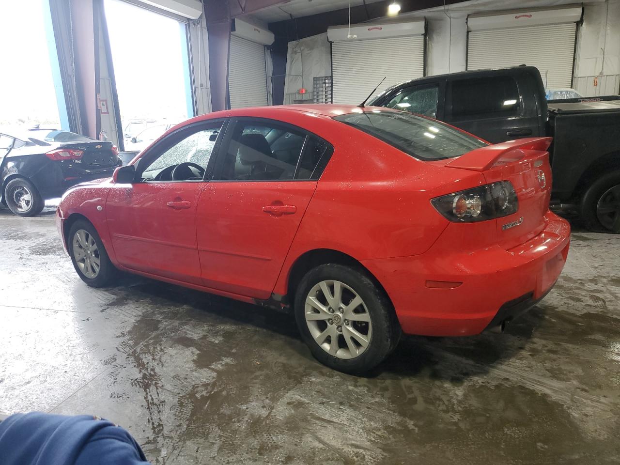 2007 Mazda 3 VIN JM1BK12F971697716 Copart auction photo, front end damage thumbnail 2