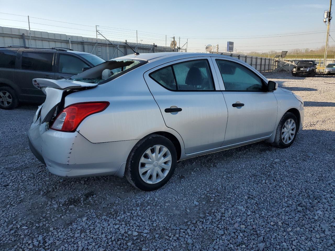 2018 Nissan Versa VIN 3N1CN7AP8JL834723 Copart auction photo, rear end damage thumbnail 3