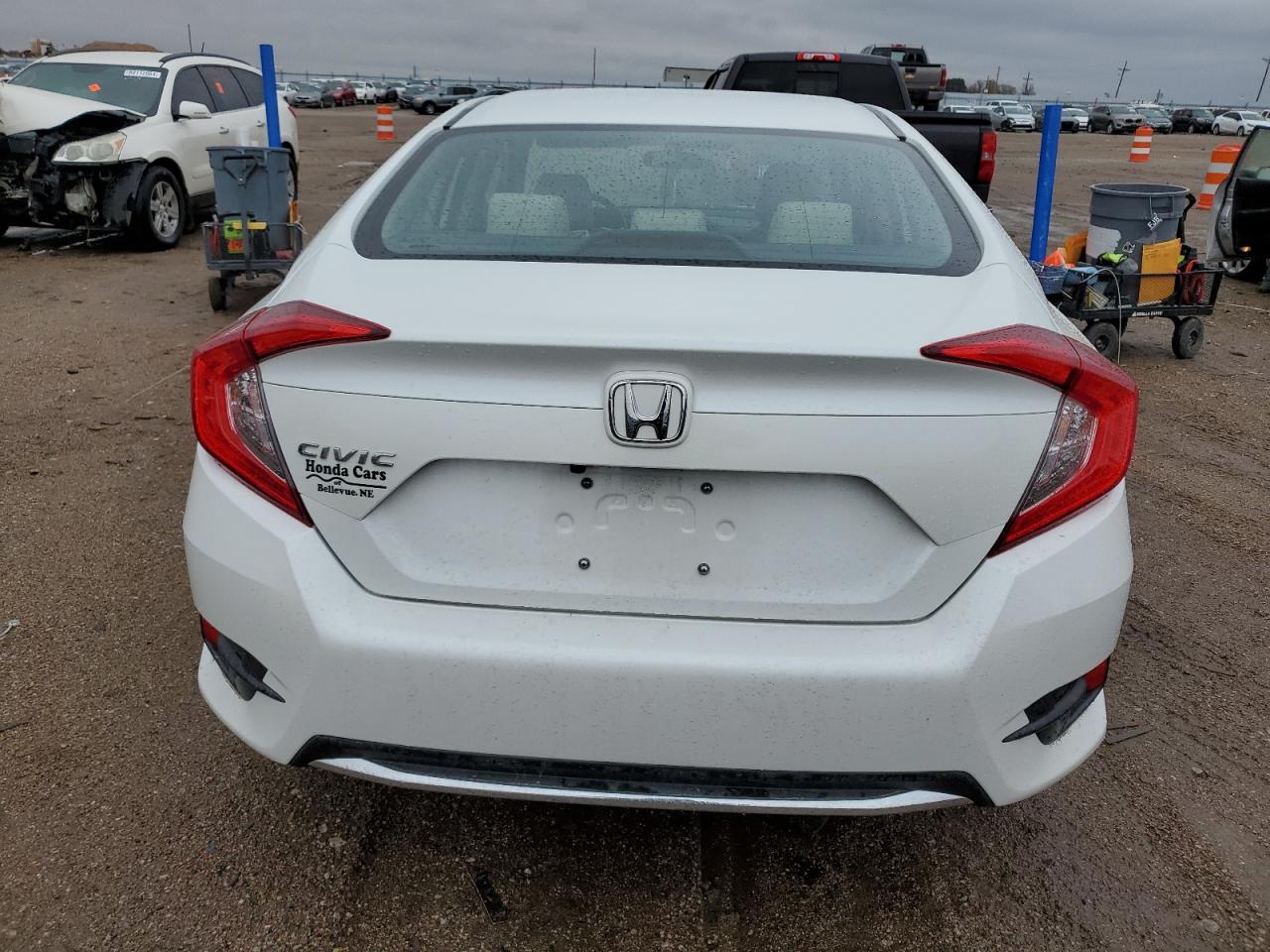 2020 Honda Civic VIN 19XFC2F65LE006896 Copart auction photo, hail damage thumbnail 6