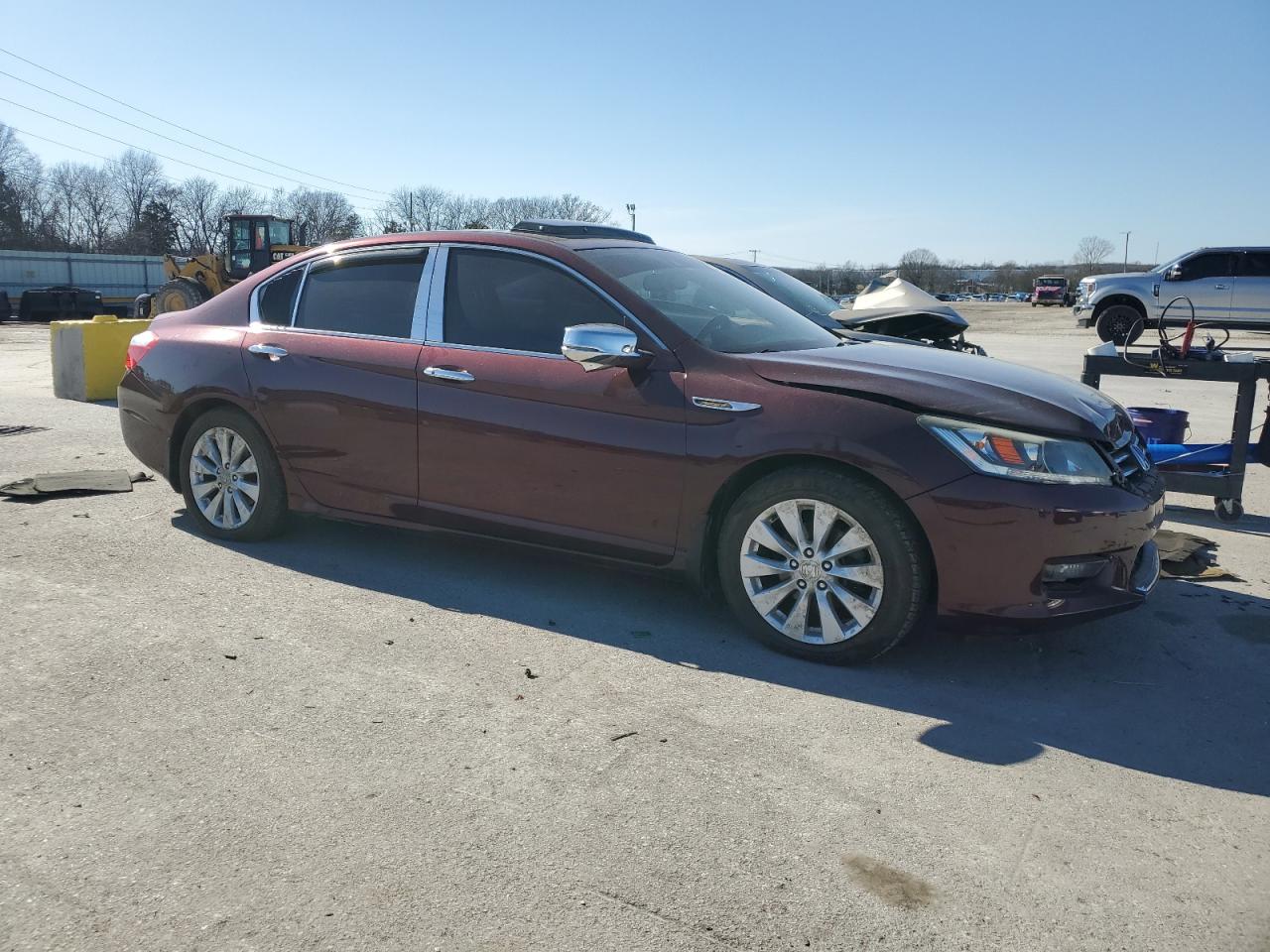 2014 Honda Accord VIN 1HGCR2F89EA229856 Copart auction photo, front end damage thumbnail 4