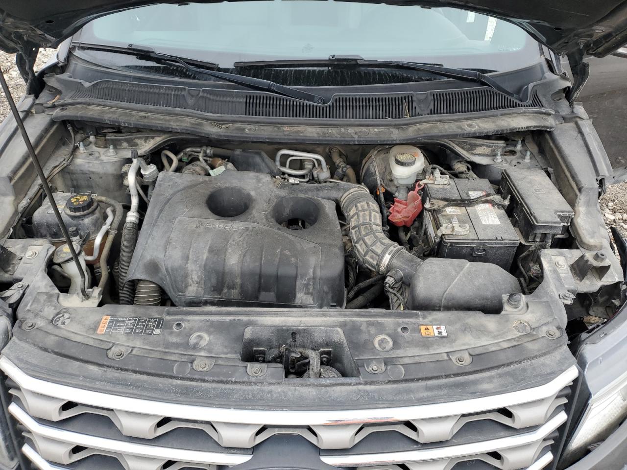 2017 Ford Explorer VIN 1FM5K8DH6HGE41080 Copart auction photo, front end / side damage thumbnail 13