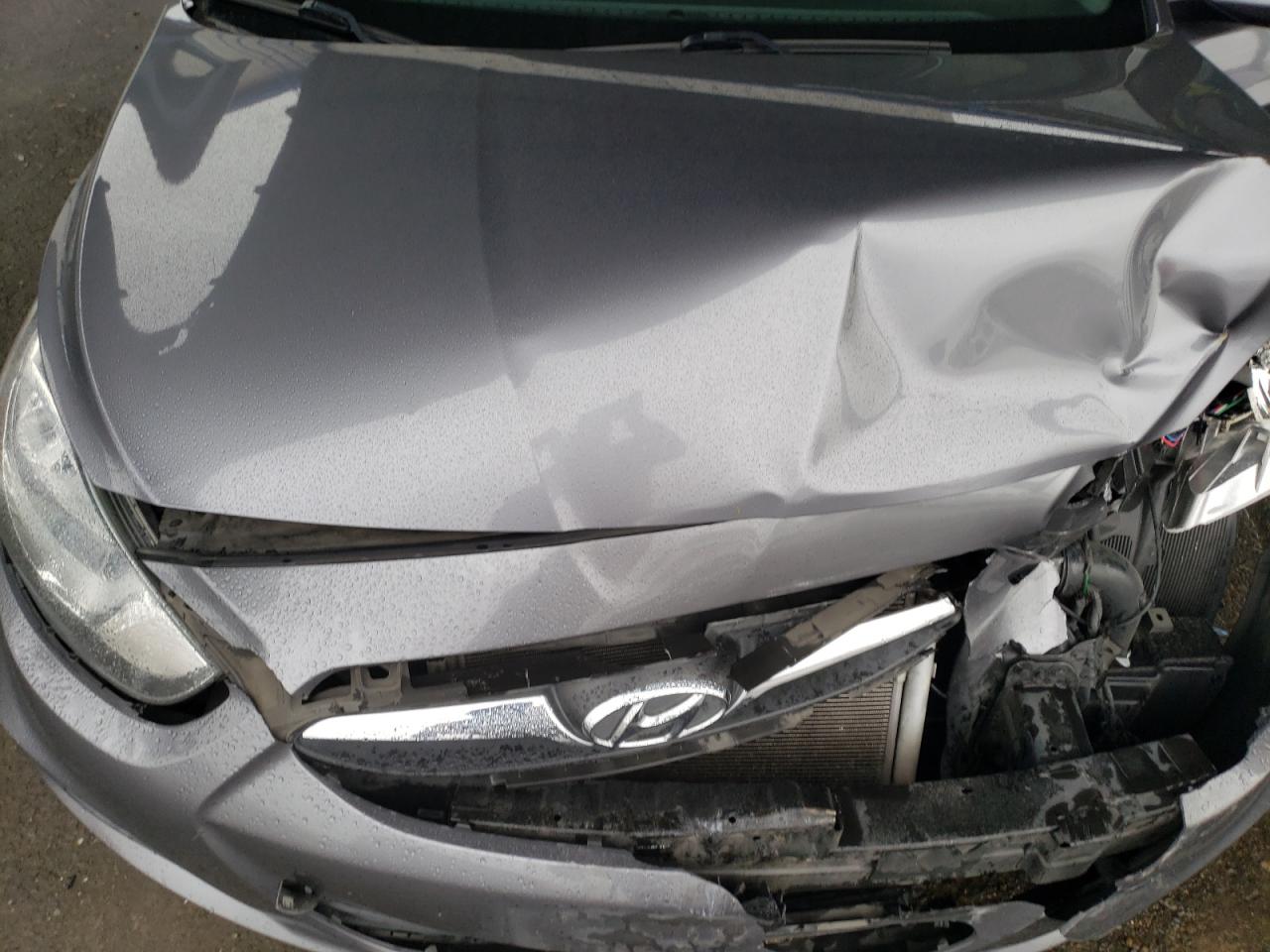2013 Hyundai Accent VIN KMHCT4AEXDU549561 Copart auction photo, front end damage thumbnail 12