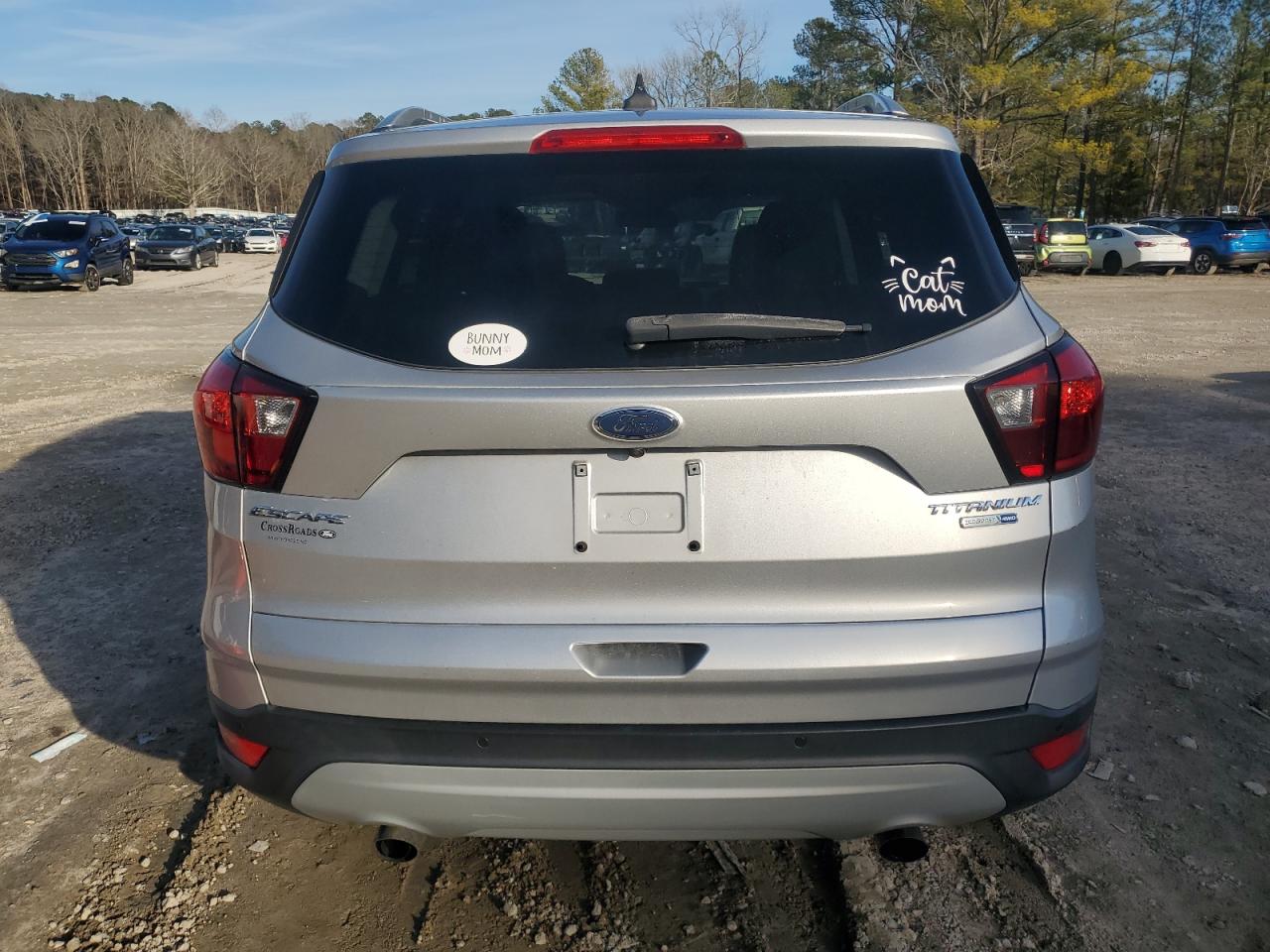 2019 Ford Escape VIN 1FMCU9J95KUA27138 Copart auction photo, front end / side damage thumbnail 6