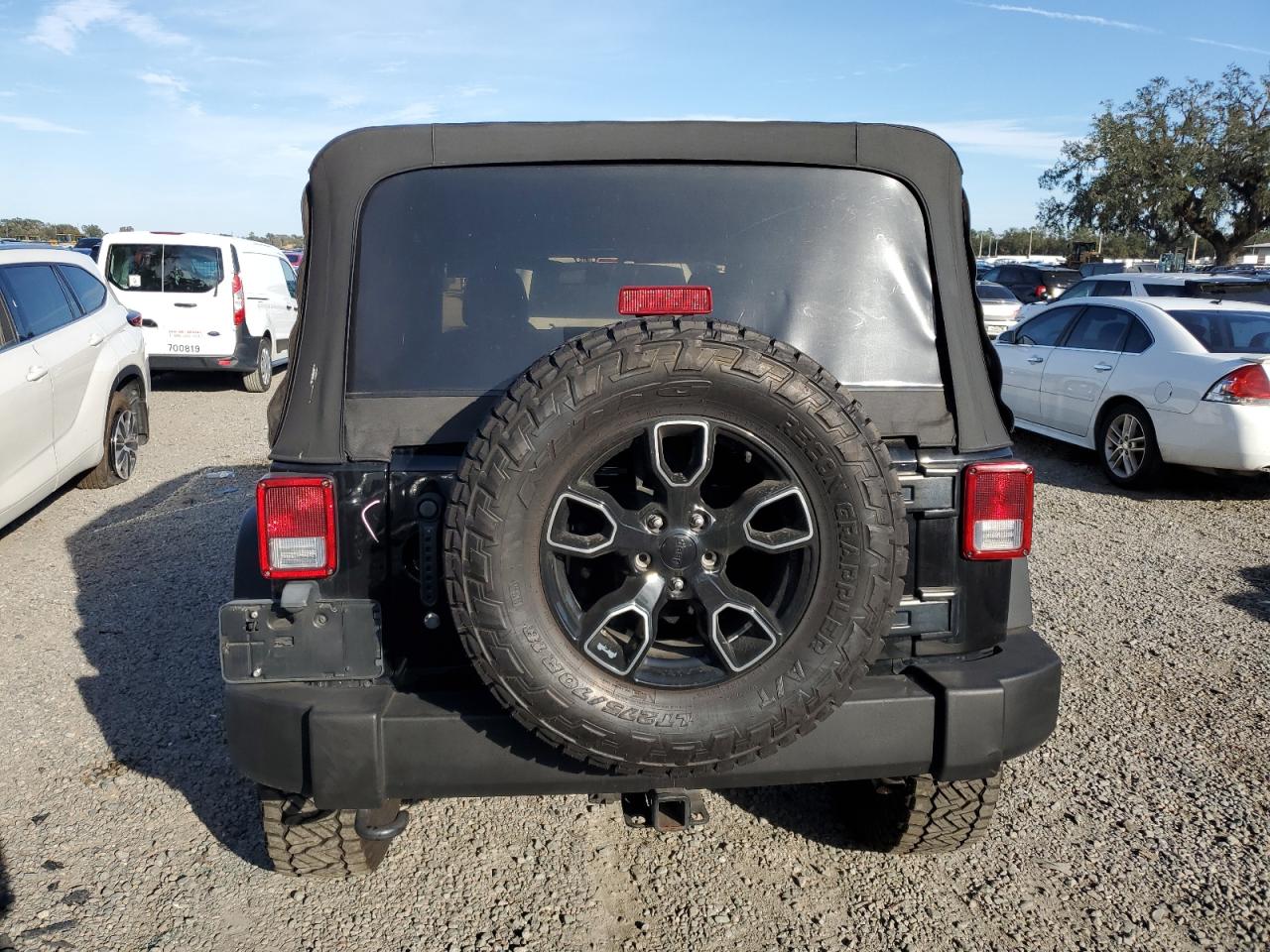 2015 Jeep Wrangler VIN 1C4BJWDG0FL764941 Copart auction photo, undercarriage / front end damage thumbnail 6