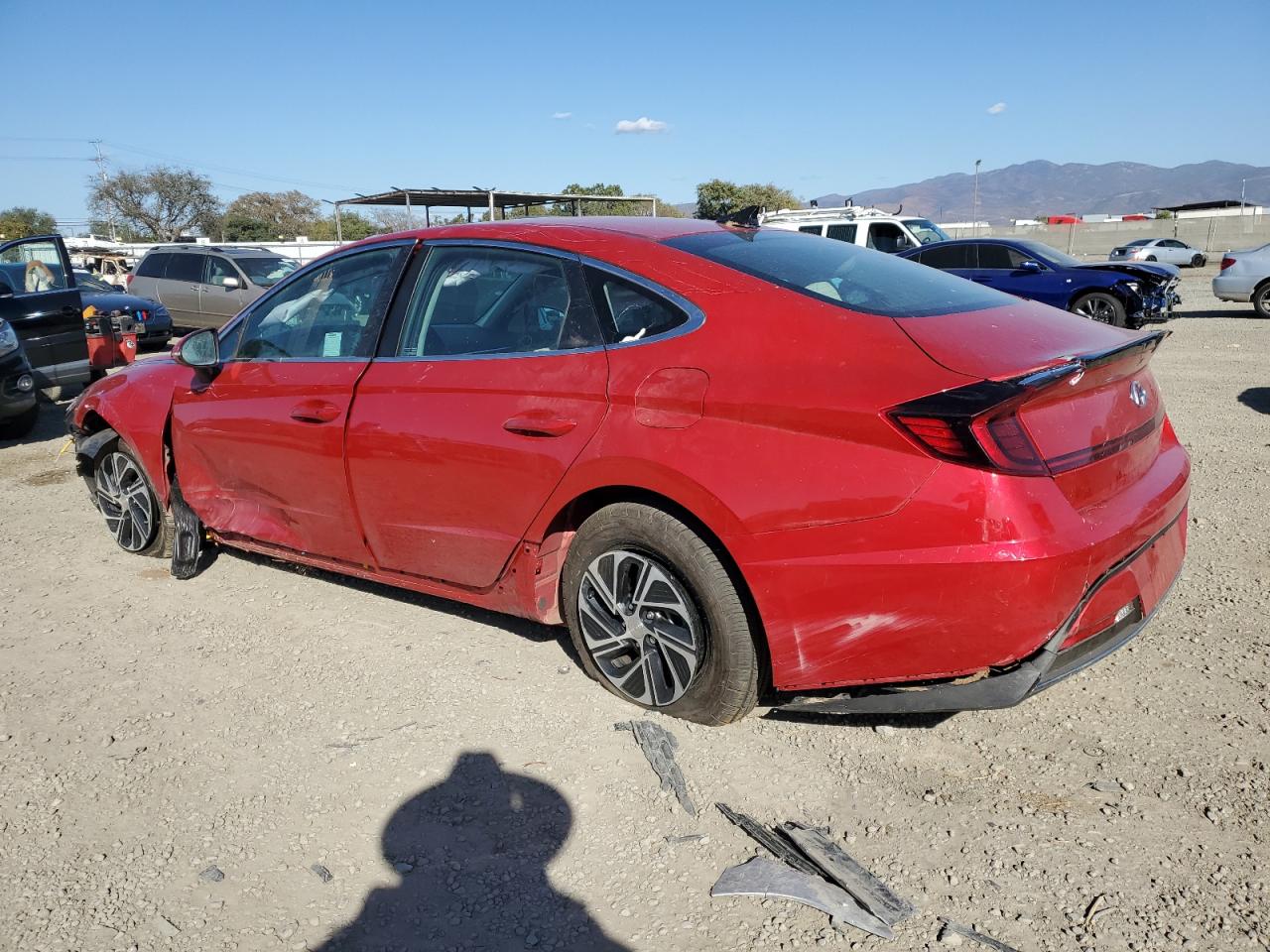 2021 Hyundai Sonata VIN KMHL24JJ1MA035423 Copart auction photo, all over damage thumbnail 2