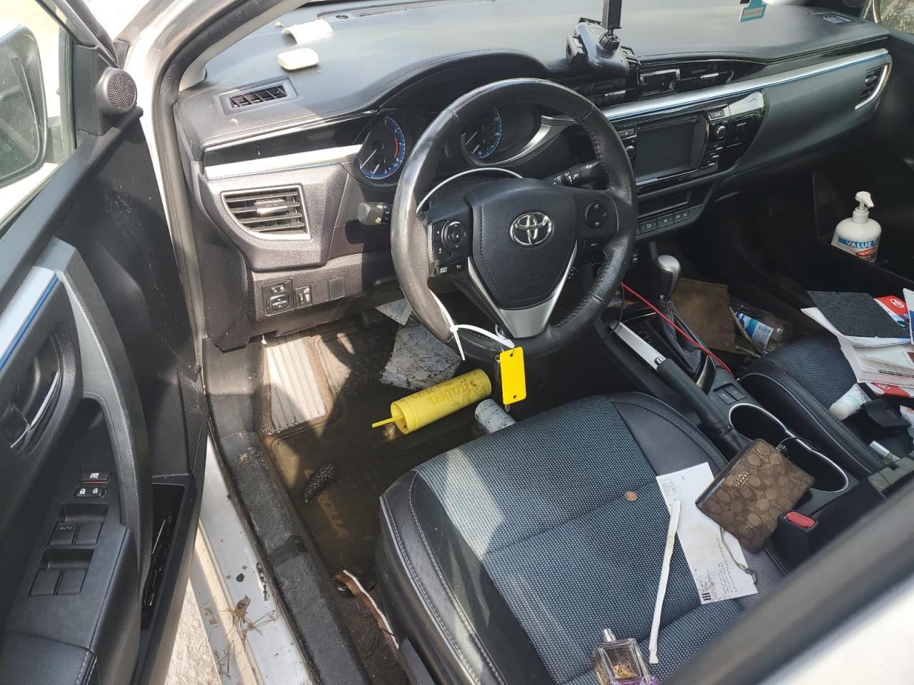 2016 Toyota Corolla VIN 2T1BURHE7GC704066 Copart auction photo, all over damage thumbnail 8