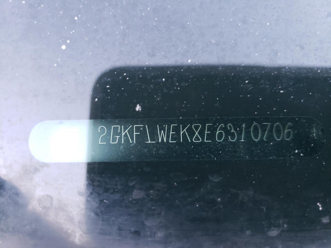 2014 GMC Terrain VIN 2GKFLWEK8E6310706 Copart auction photo, front end / hail damage thumbnail 13