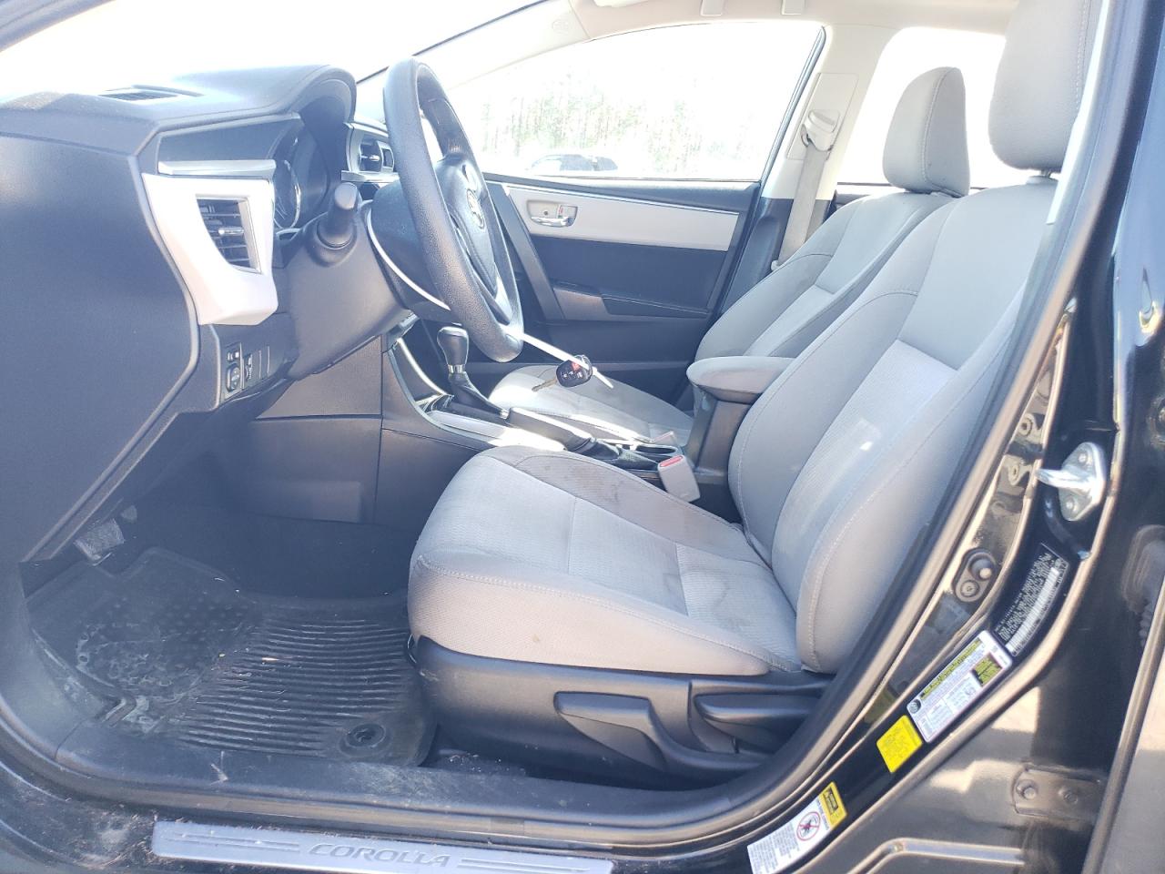 2014 Toyota Corolla VIN 2T1BURHE1EC168521 Copart auction photo, side / front end damage thumbnail 7