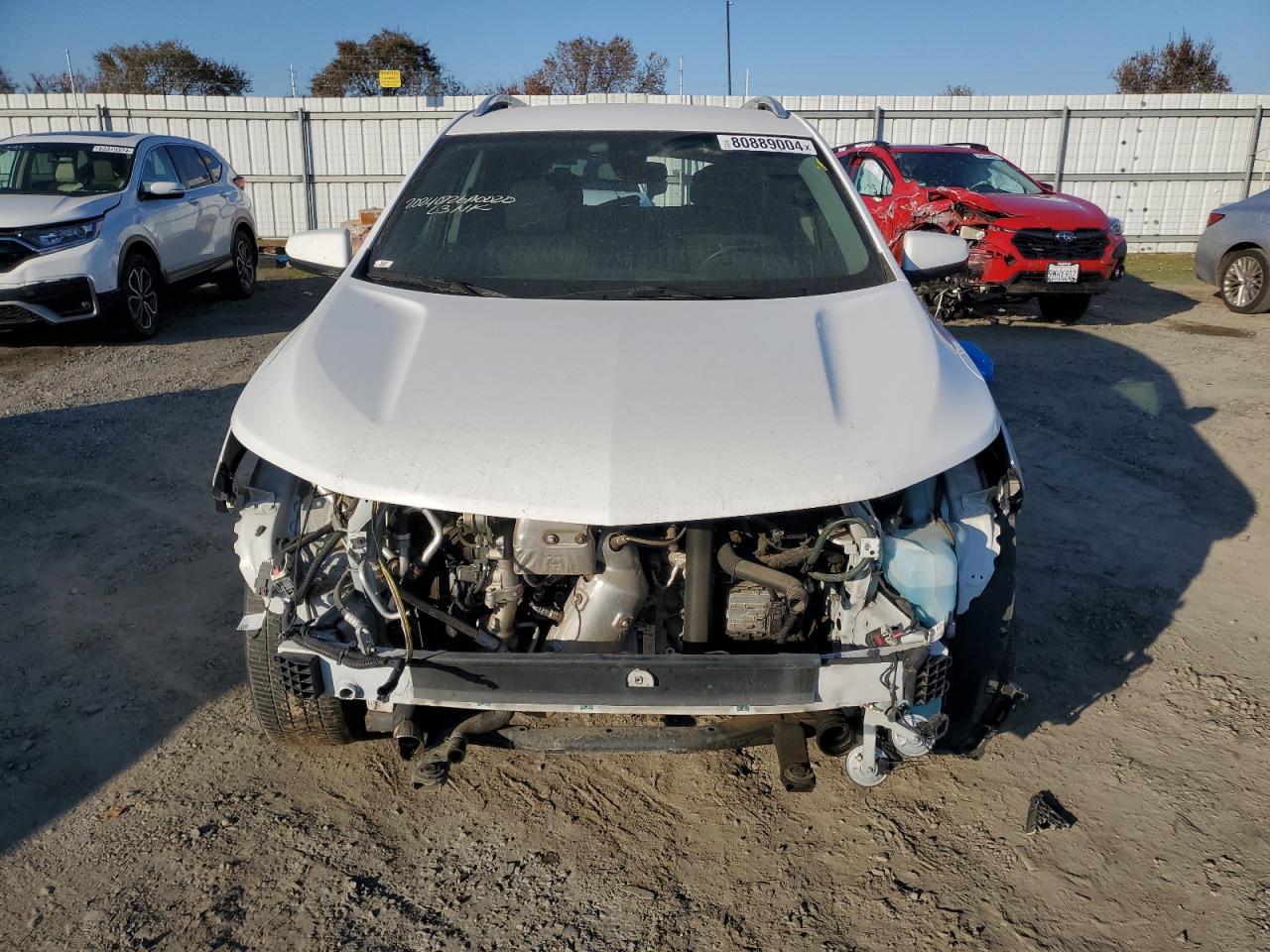 2020 Chevrolet Equinox VIN 2GNAXVEX0L6257990 Copart auction photo, all over damage thumbnail 5