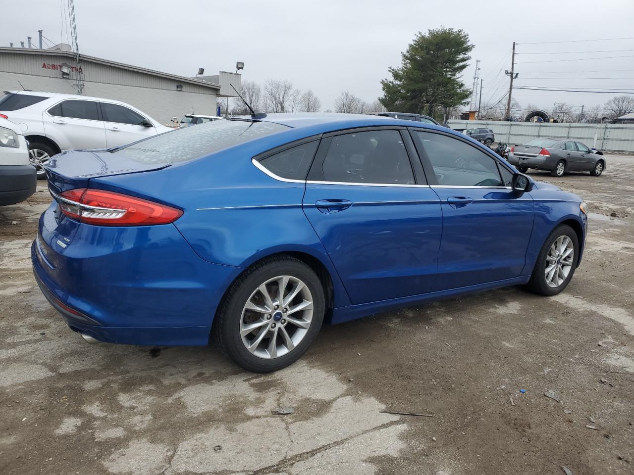2017 Ford Fusion VIN 3FA6P0HD1HR213439 Copart auction photo, rear end damage thumbnail 3
