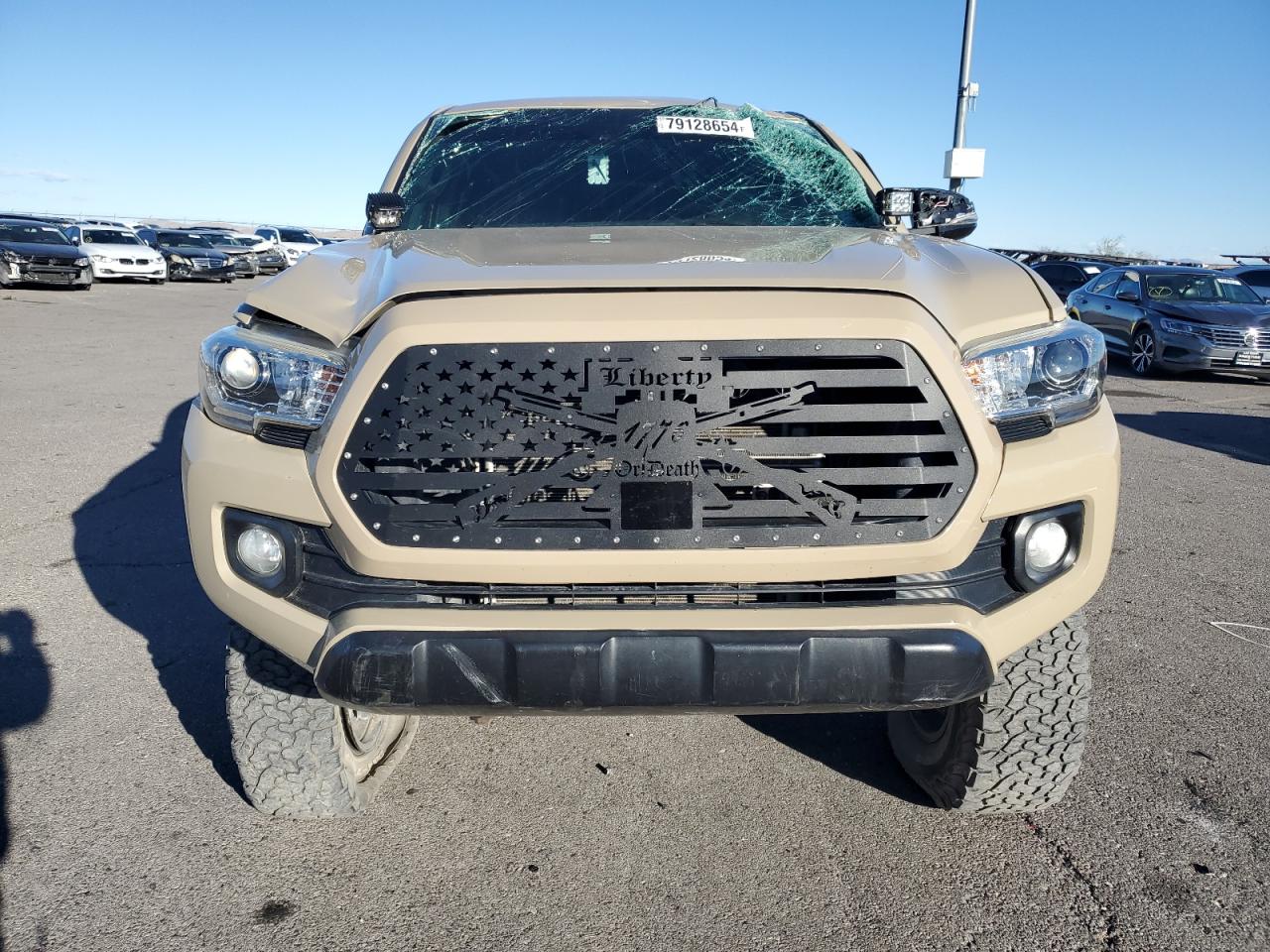 2020 Toyota Tacoma VIN 3TMCZ5AN0LM316283 Copart auction photo, front end damage thumbnail 5
