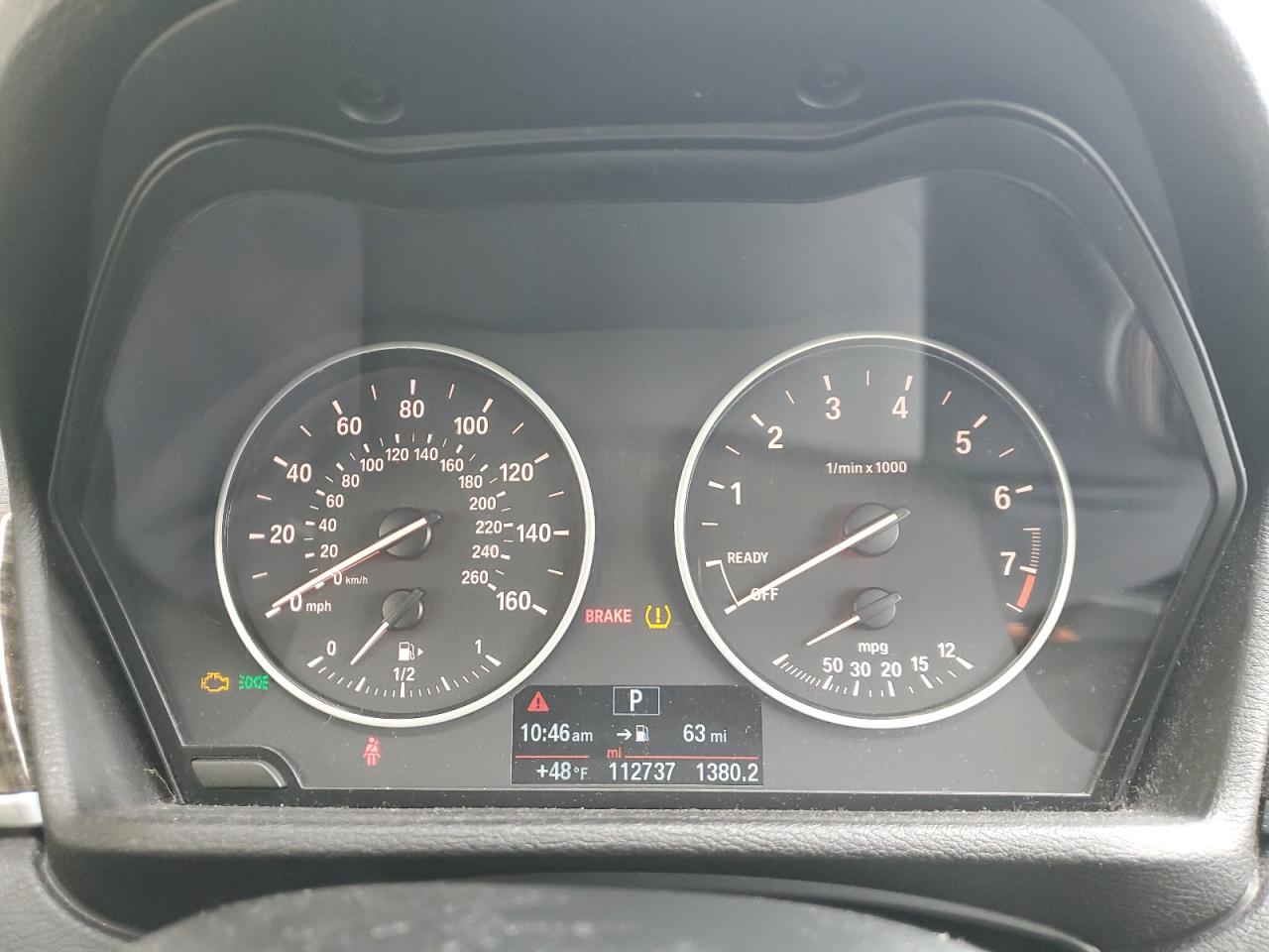 2016 BMW X1 VIN WBXHT3C37G5E50006 Copart auction photo, front end damage thumbnail 9