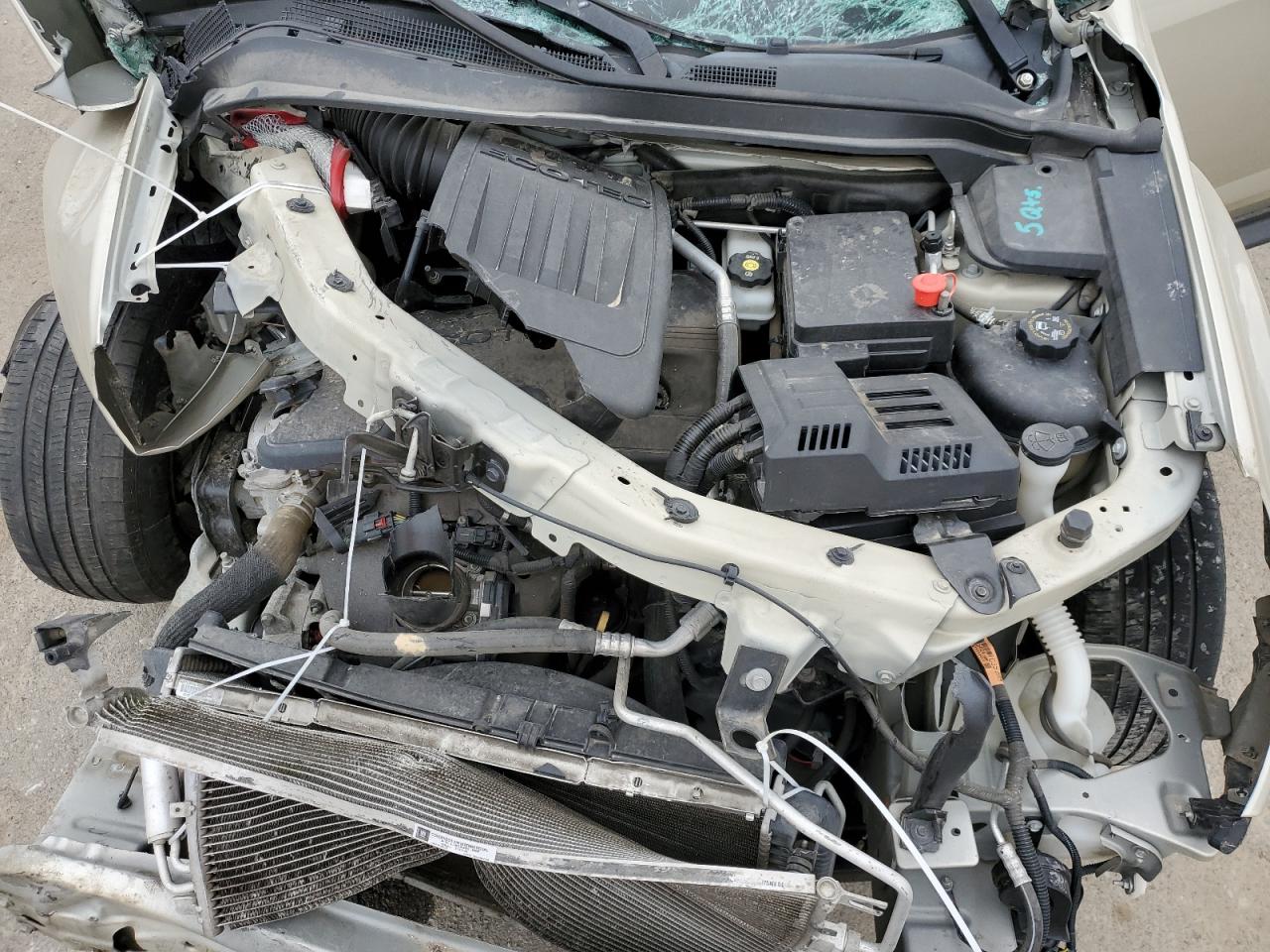 2015 Chevrolet Equinox VIN 1GNALBEK3FZ144901 Copart auction photo, front end / side damage thumbnail 12