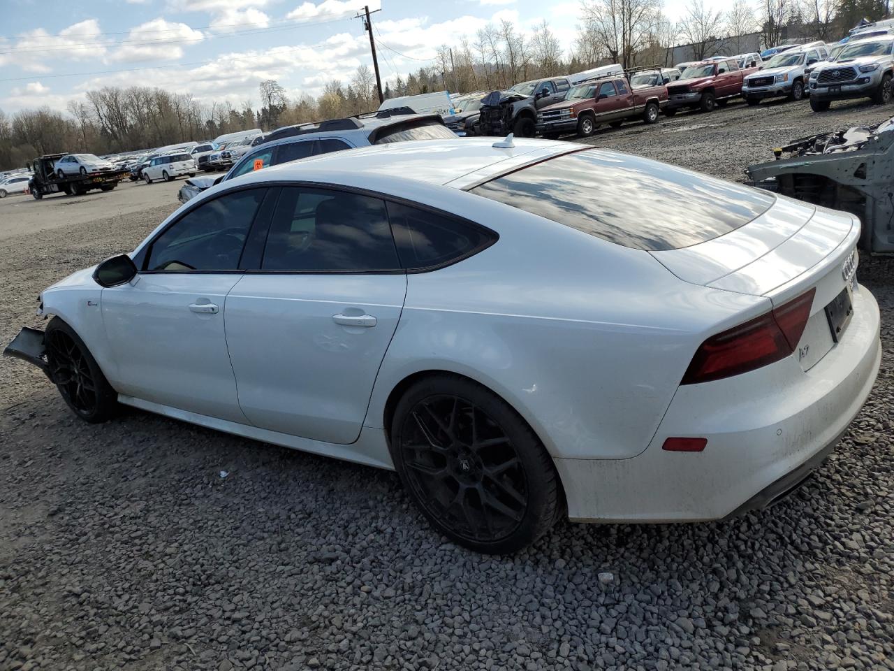 2018 Audi A7 VIN WAUW3AFC3JN015442 Copart auction photo, front end / side damage thumbnail 2
