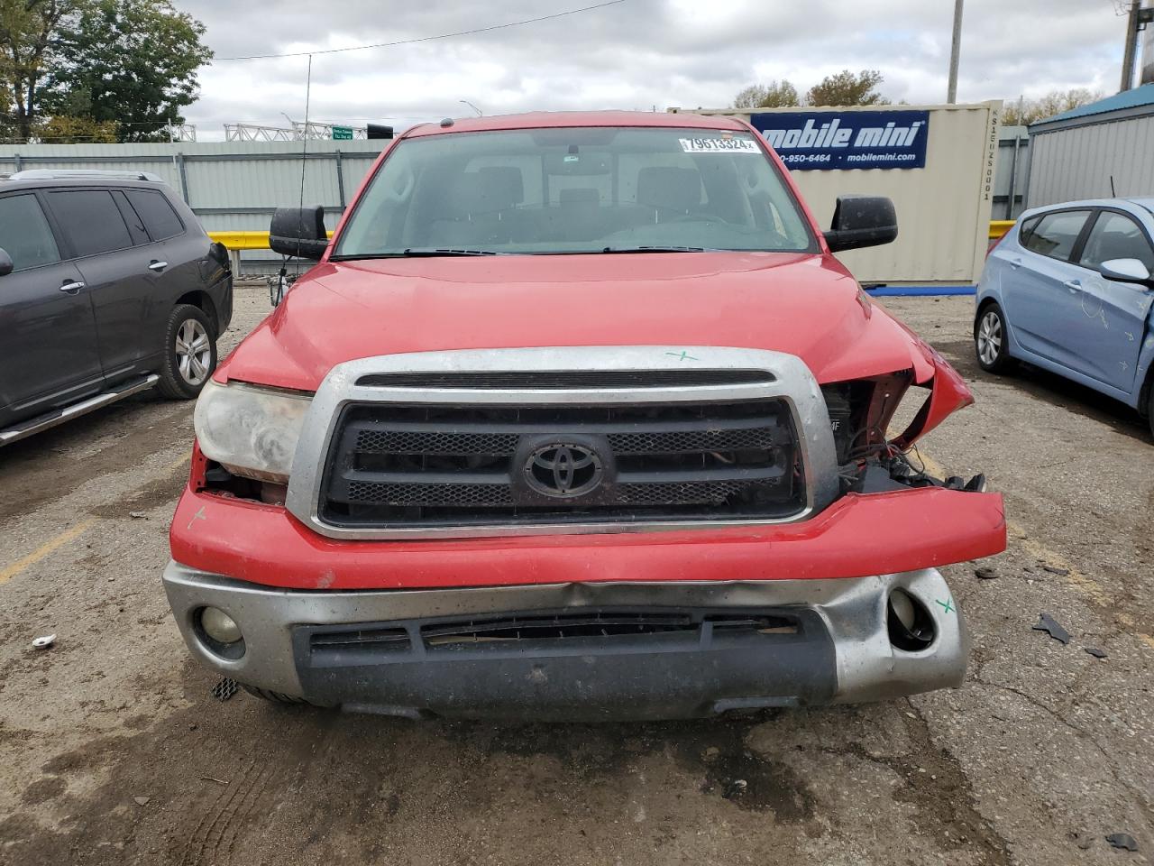 2010 Toyota Tundra VIN 5TFUW5F16AX157649 Copart auction photo, front end / side damage thumbnail 5