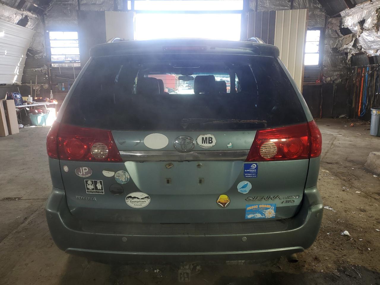 2006 Toyota Sienna VIN 5TDBA22C56S076828 Copart auction photo, normal wear damage thumbnail 6