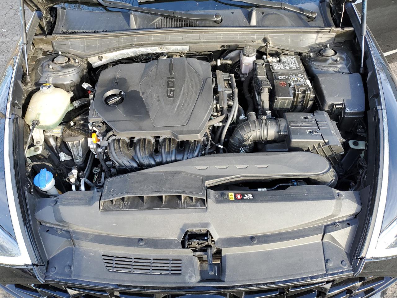 2020 Hyundai Sonata VIN 5NPEL4JA3LH054024 Copart auction photo, undercarriage / front end damage thumbnail 11