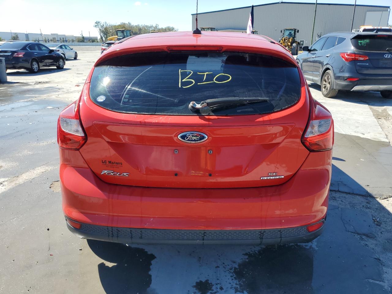2013 Ford Focus VIN 1FADP3K23DL308965 Copart auction photo, front end damage thumbnail 6