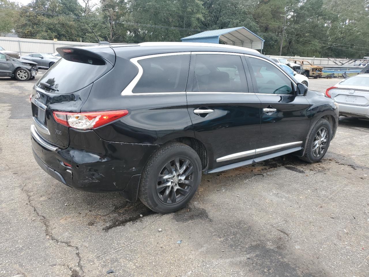 2013 Infiniti JX VIN 5N1AL0MN5DC306743 Copart auction photo, frame damage / rear end damage thumbnail 3