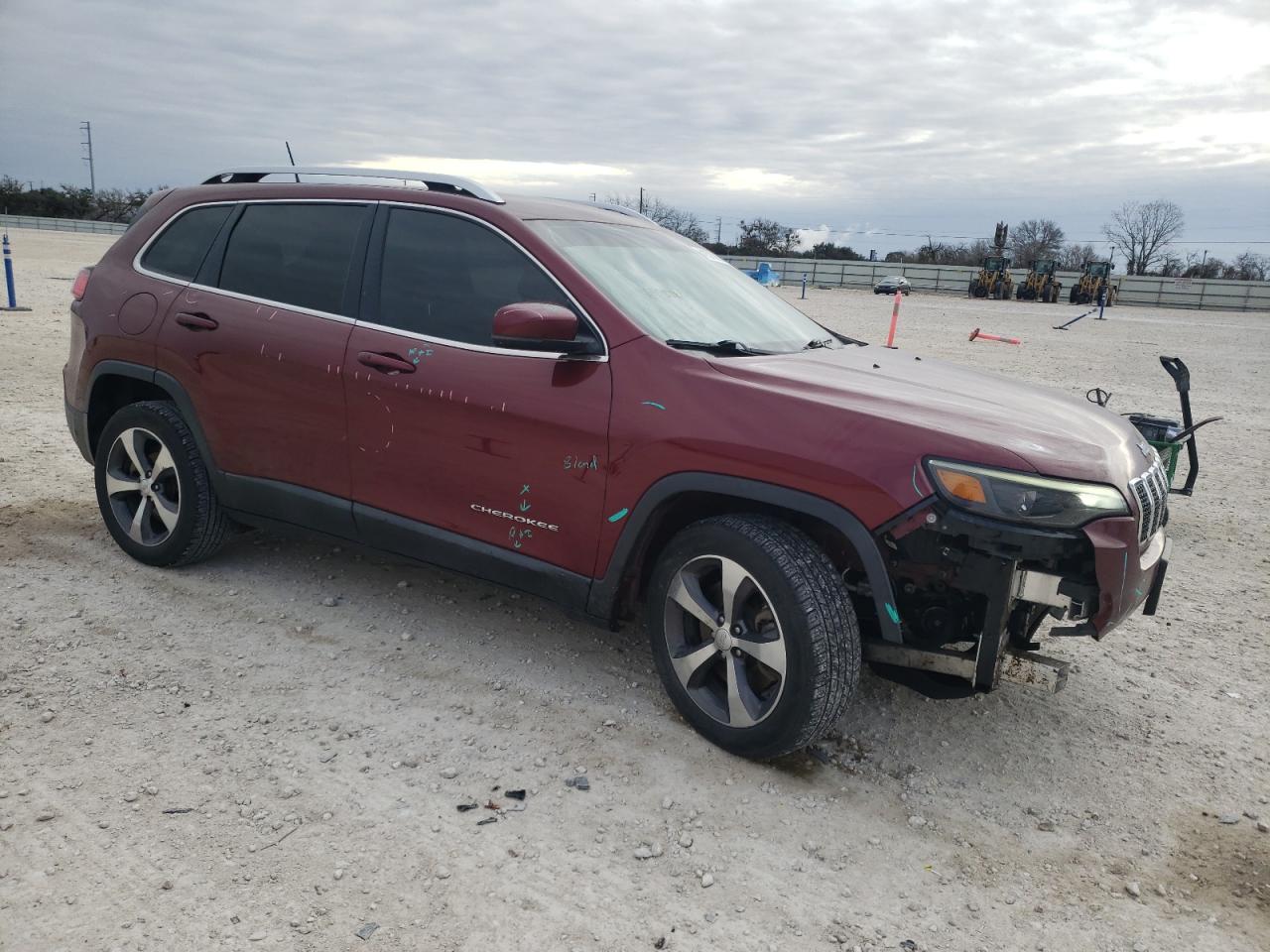 2019 Jeep Grand Cherokee VIN 1C4PJLDB9KD356953 Copart auction photo, front end damage thumbnail 4