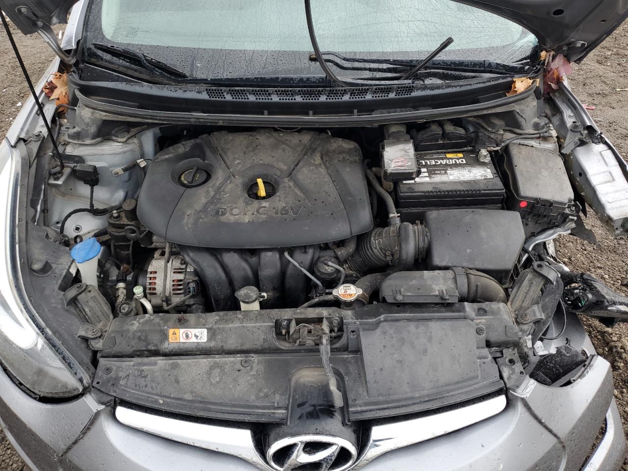 2016 Hyundai Elantra VIN 5NPDH4AE3GH777264 Copart auction photo, front end / minor dent/scratches damage thumbnail 12