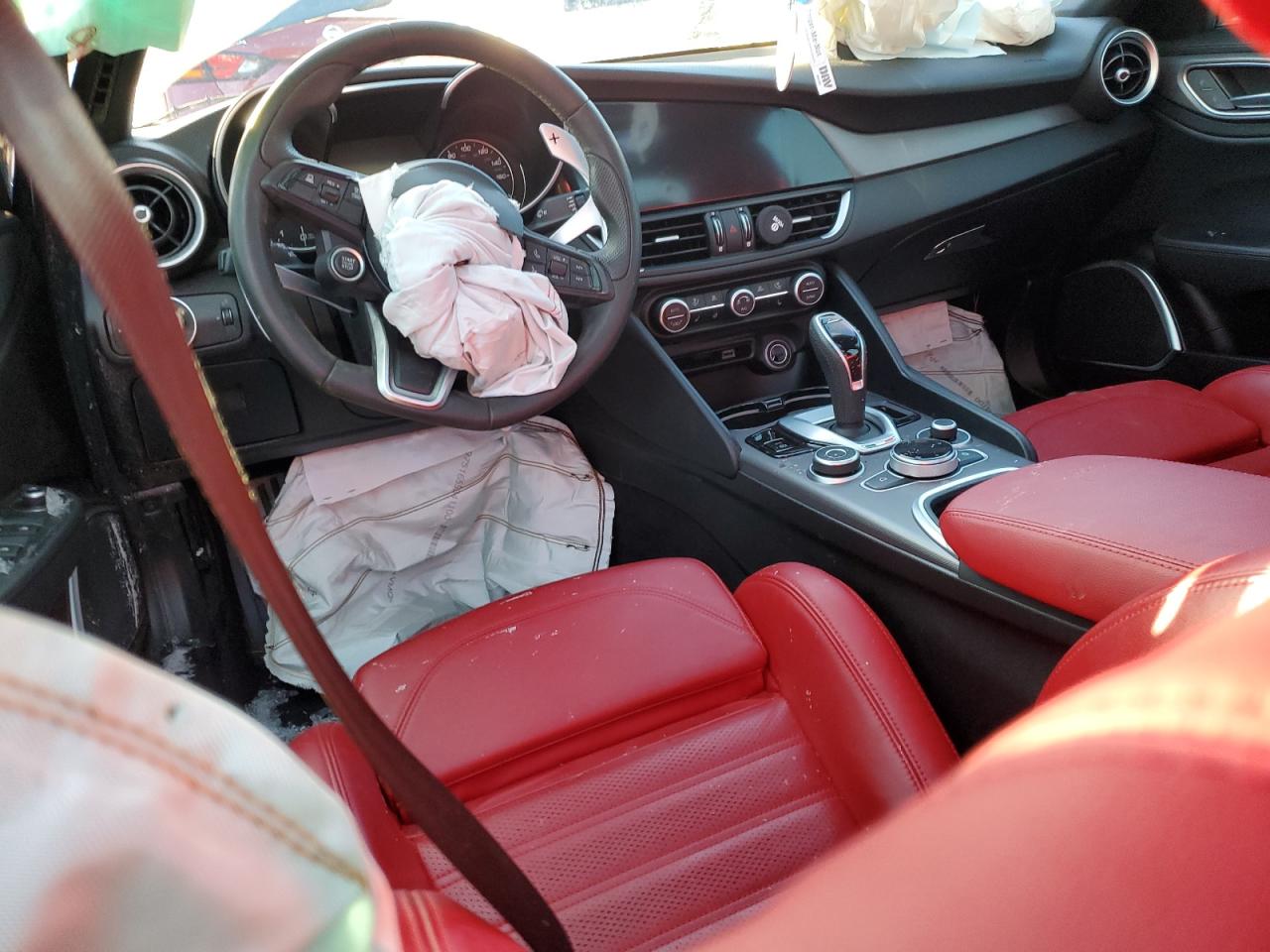 2022 Alfa Romeo Giulia VIN ZARFANBN0N7659259 Copart auction photo, all over damage thumbnail 8