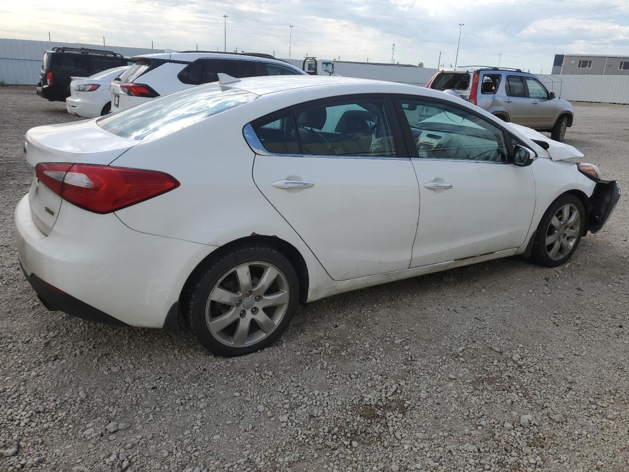 2015 KIA Forte VIN KNAFZ4A80F5412049 Copart auction photo, front end / hail damage thumbnail 3